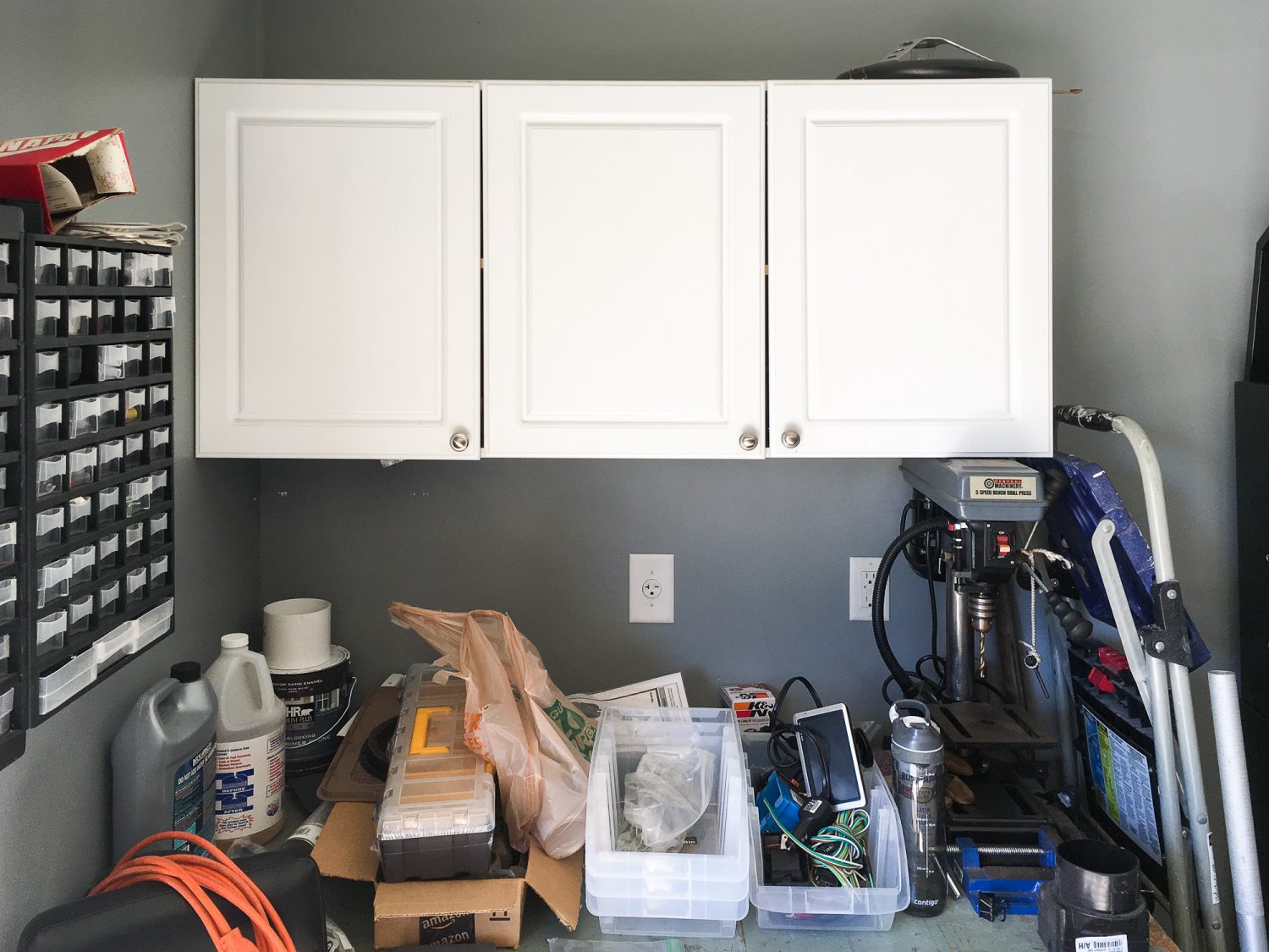 my old garage cabinets