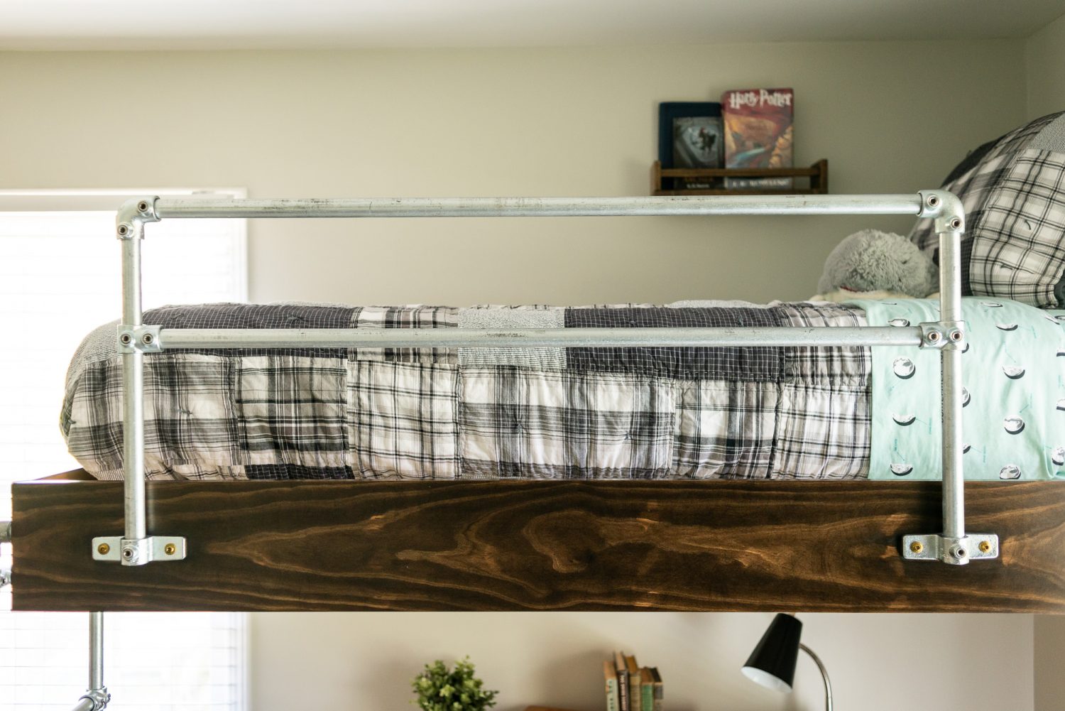 pipe loft bed