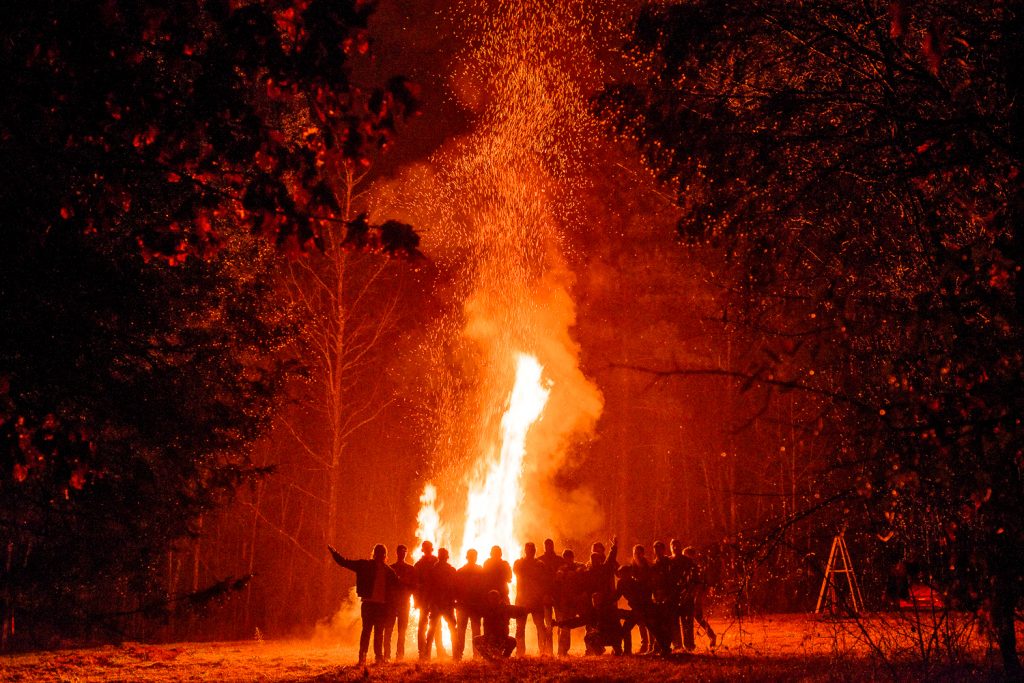 Christmas Tree Burning