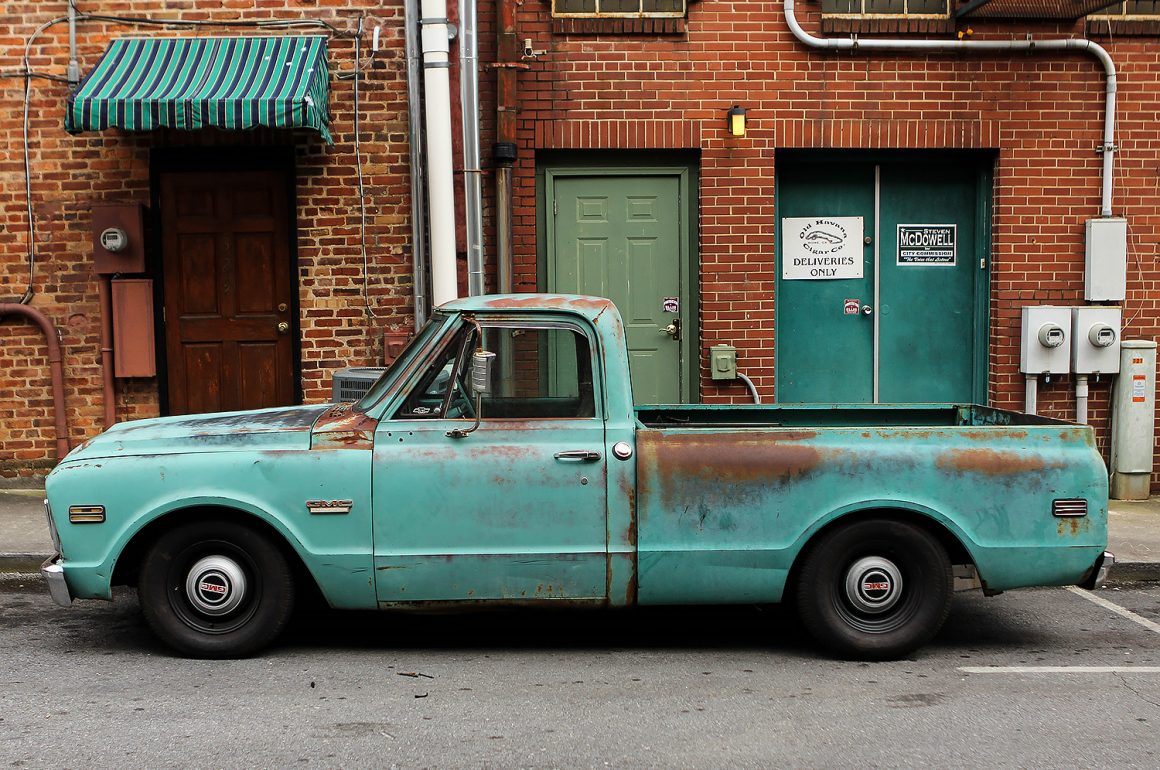 1968 GMC patina short bed truck