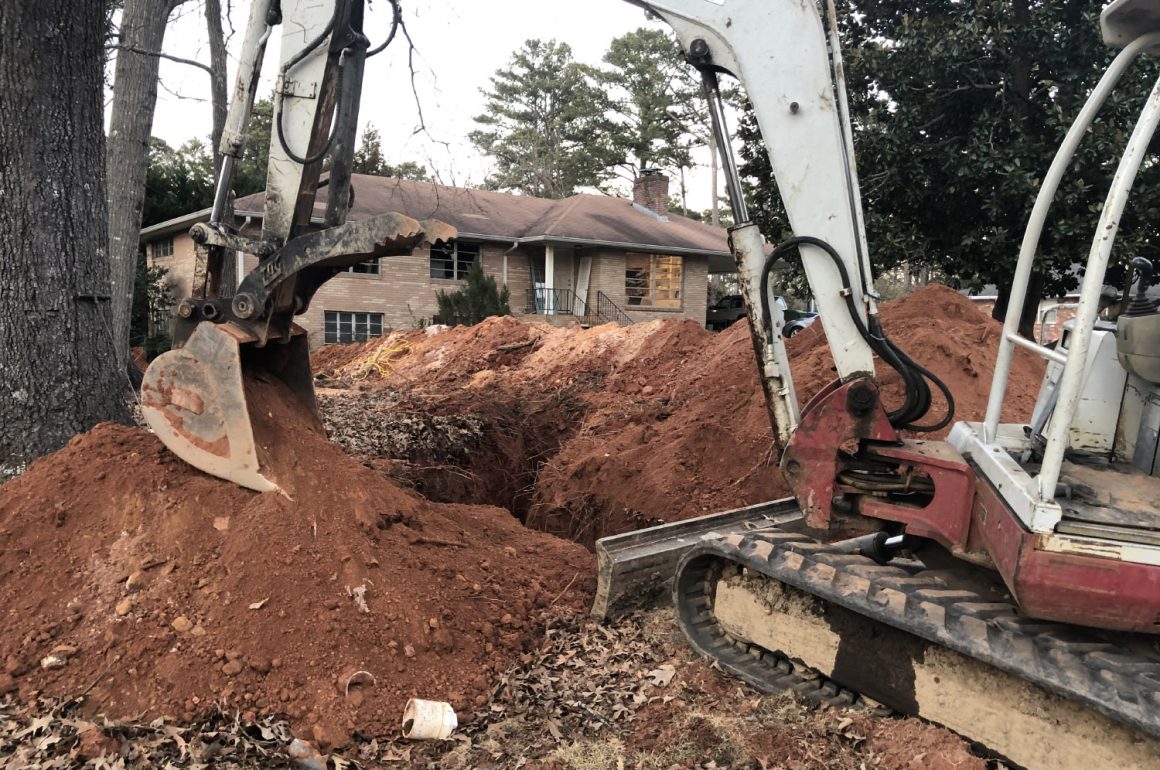 main sewer line replacement